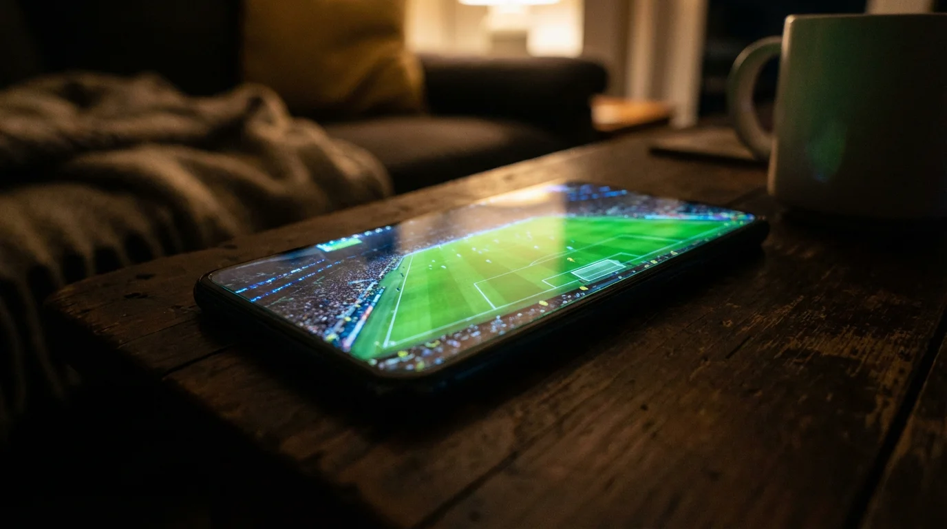 Live betting under en VM 2026-kamp med odds der opdateres i realtid på en skærm