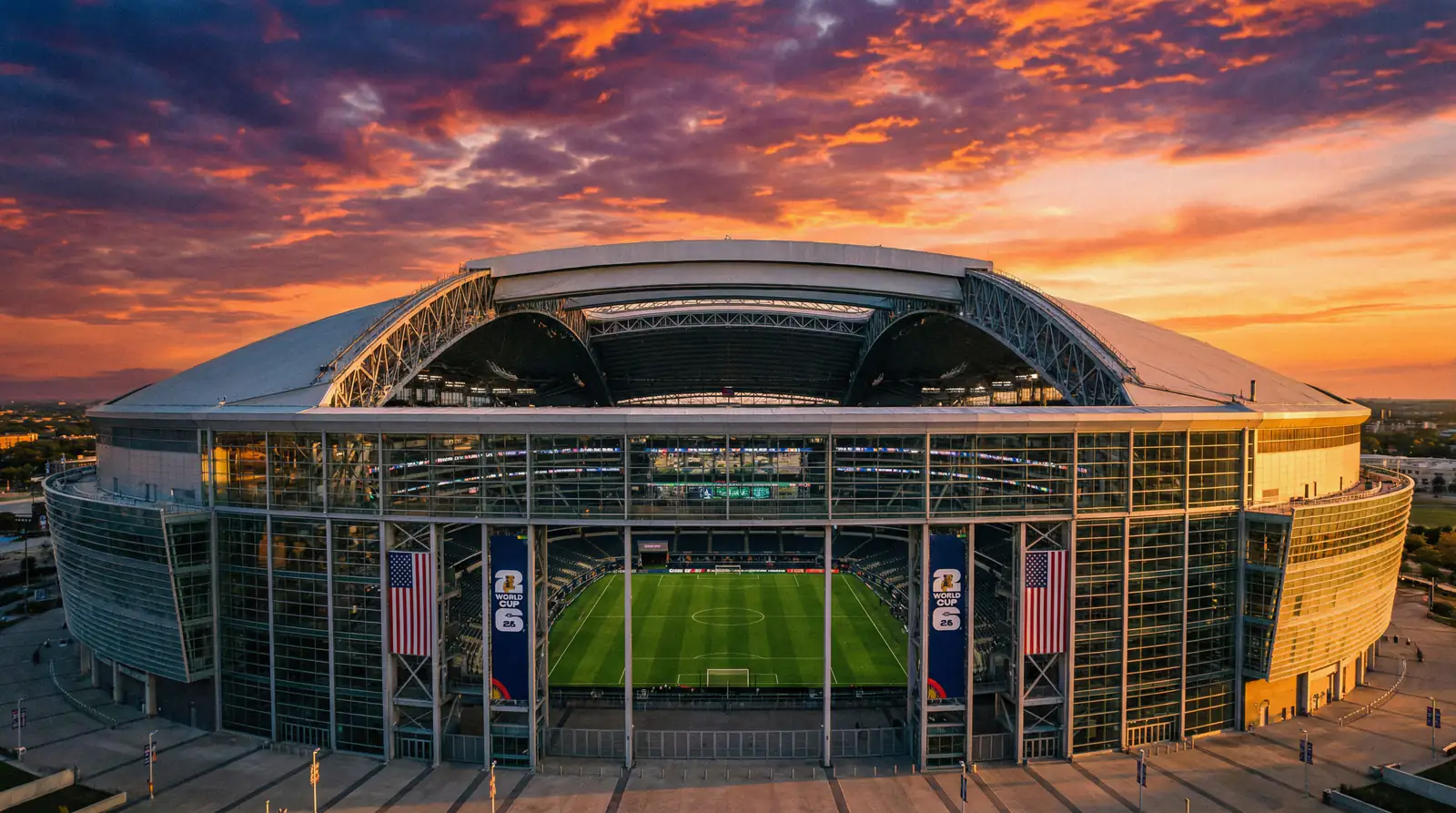 Oversigt over VM 2026 stadioner i USA, Mexico og Canada med kapacitet og kampfordeling