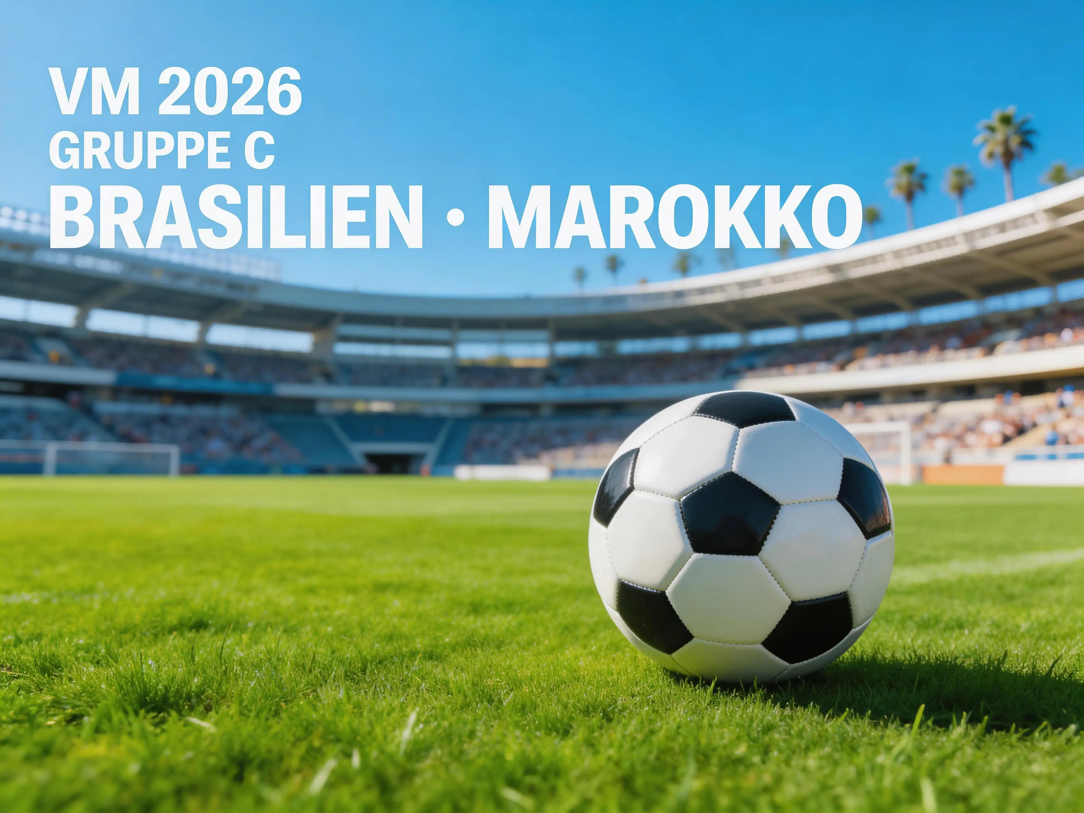 VM 2026 Gruppe C med Brasilien, Marokko, Skotland og Haiti